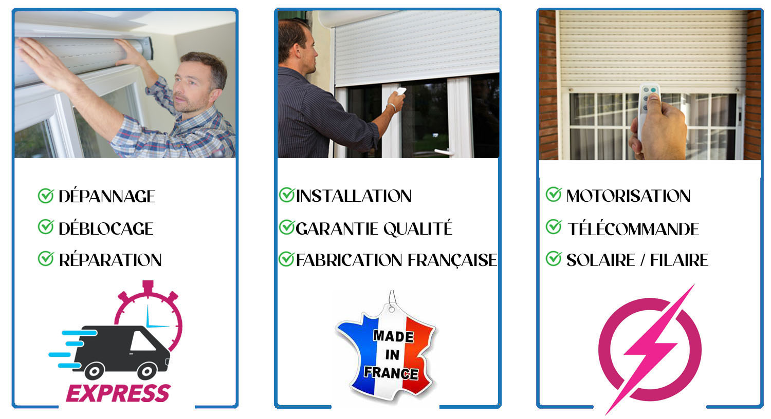 Installation Store roulant solaire Montrouge